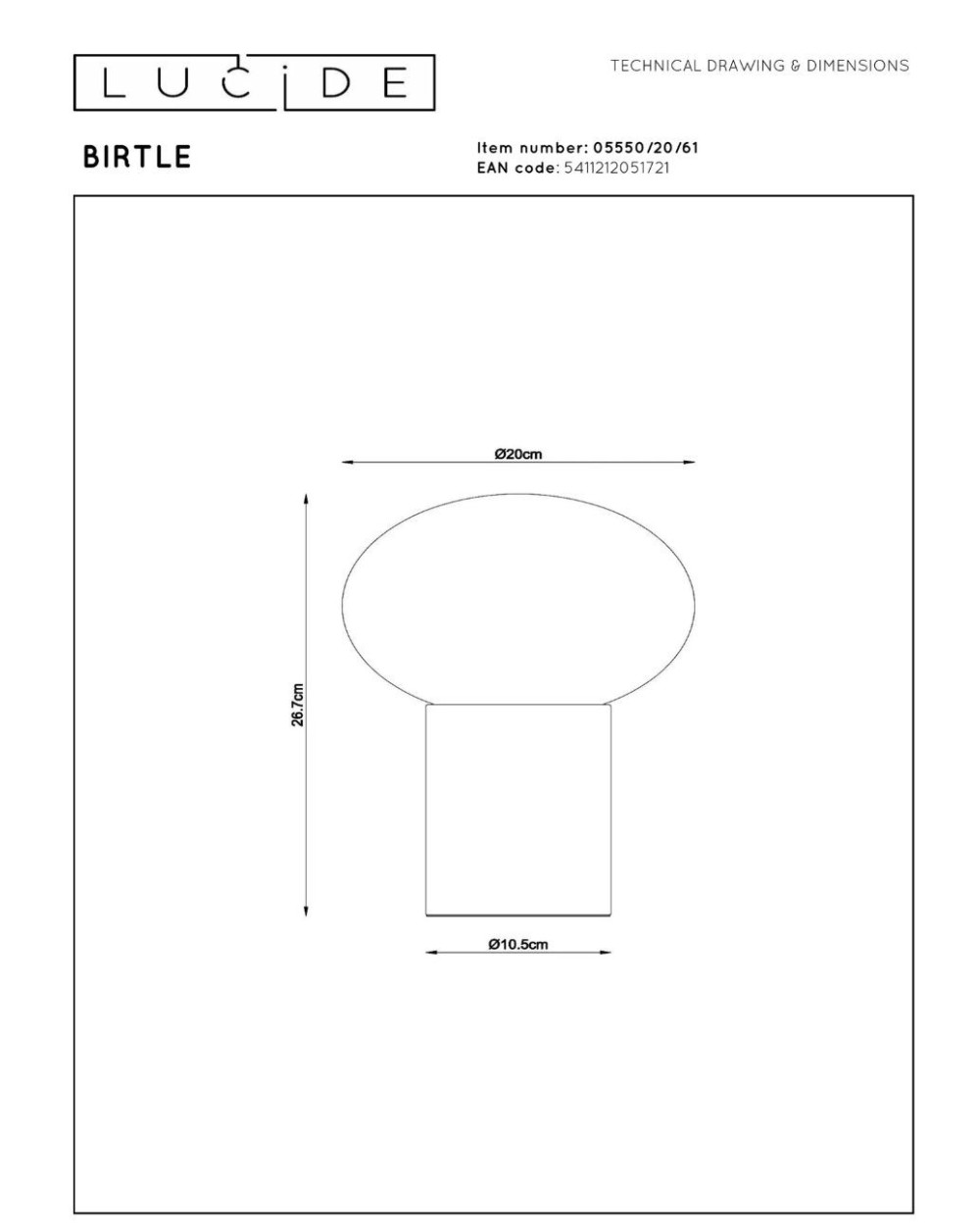 BIRTLE | Lámparas Barcelona