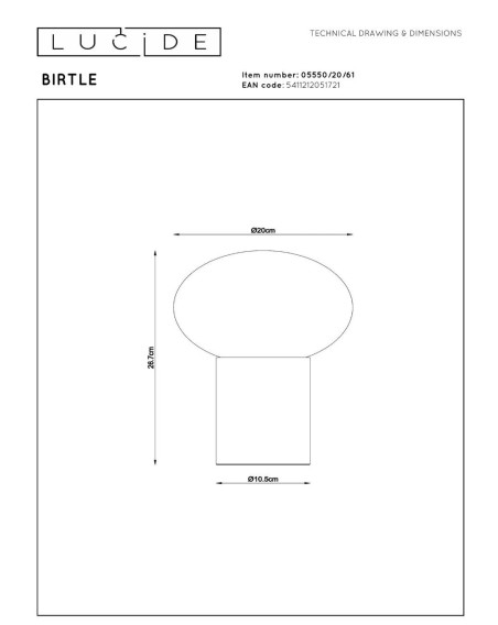BIRTLE | Lámparas Barcelona